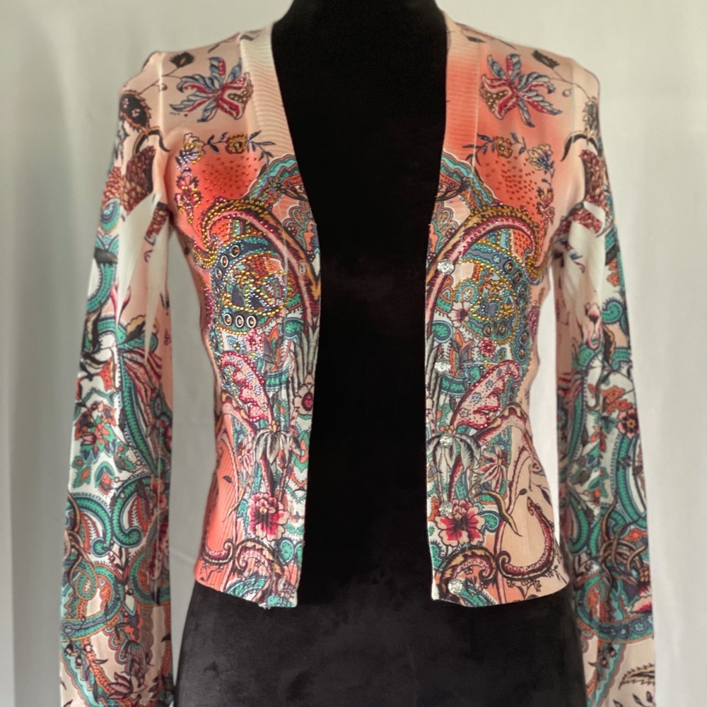 Stunning S-Twelve sequence Sweater.Size XS